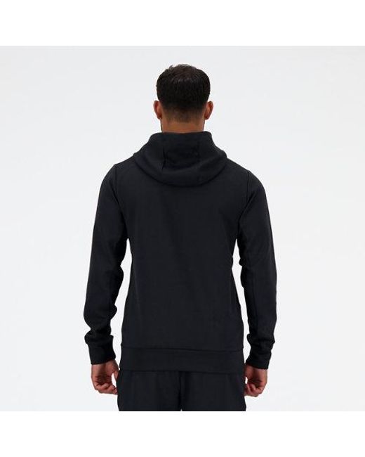 New Balance Blue Tech Knit Hoodie for men