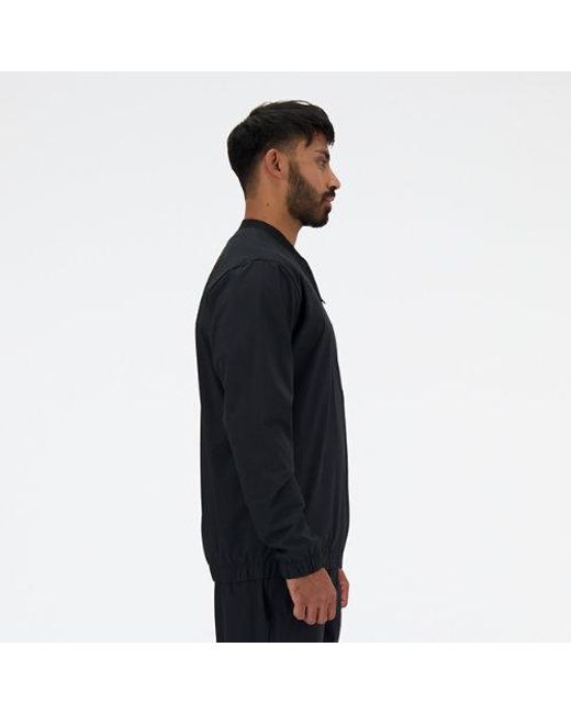 New Balance Blue Stretch Bomber Jacket for men
