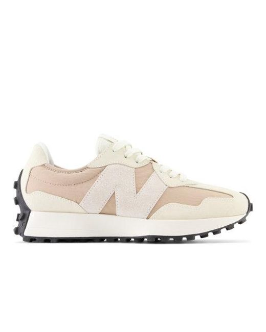 Mujer 327, Gamuza/Malla, Talla New Balance de color White