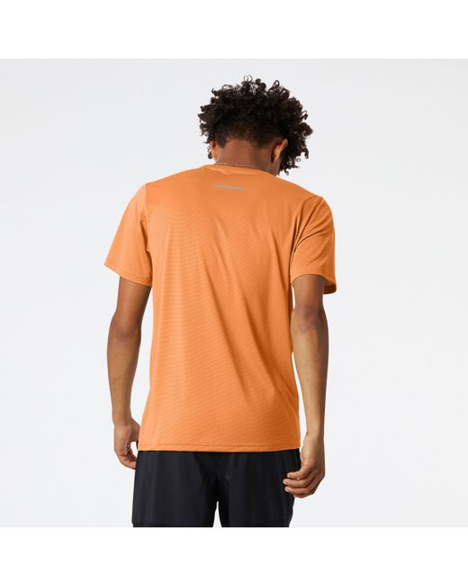 Accelerate short sleeve New Balance de hombre de color Orange