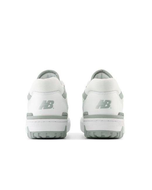 New Balance 550 In White/green Leather