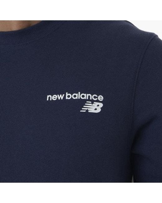 New Balance Herren Nb Classic Core Fleece Crew in Blue für Herren