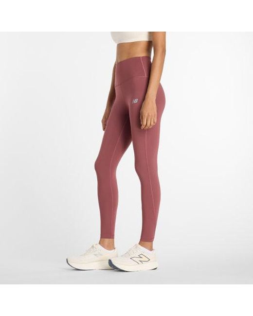 New Balance Red Rc Legging 25"