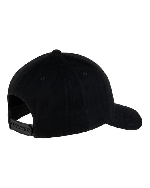 New Balance 6 Panel Structured Snapback In Black Cotton