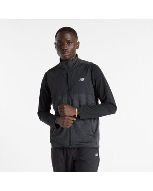New Balance Men's Black Heat Grid Vest