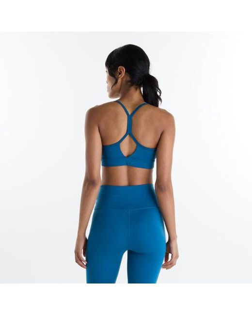 New Balance Blue Nb Essential Yoga Bra
