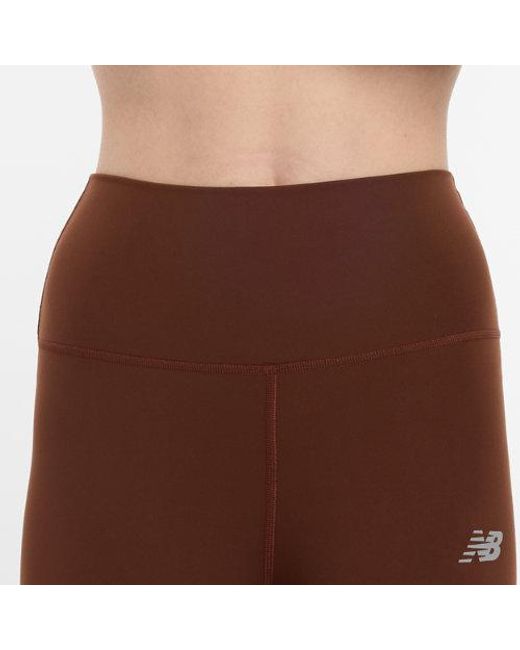 New Balance Brown Nb Harmony High Rise Legging 25"