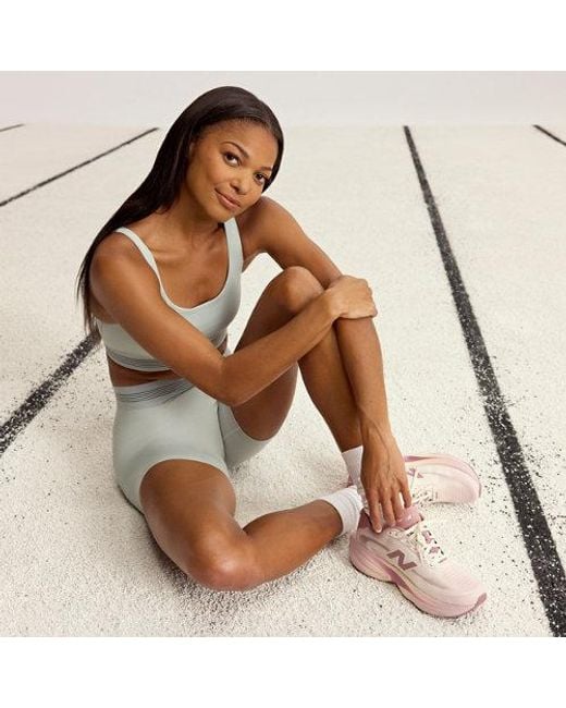 New Balance Black Gabby Thomas Signature Collection Ac Train Bra
