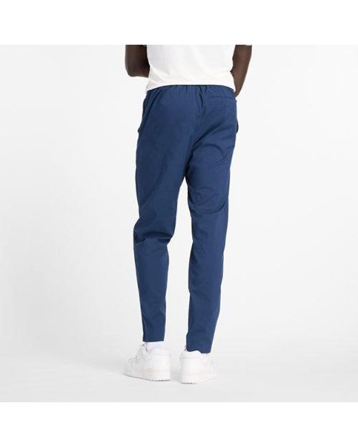 New Balance Blue Athletics Standard Tapered Pant 30" for men