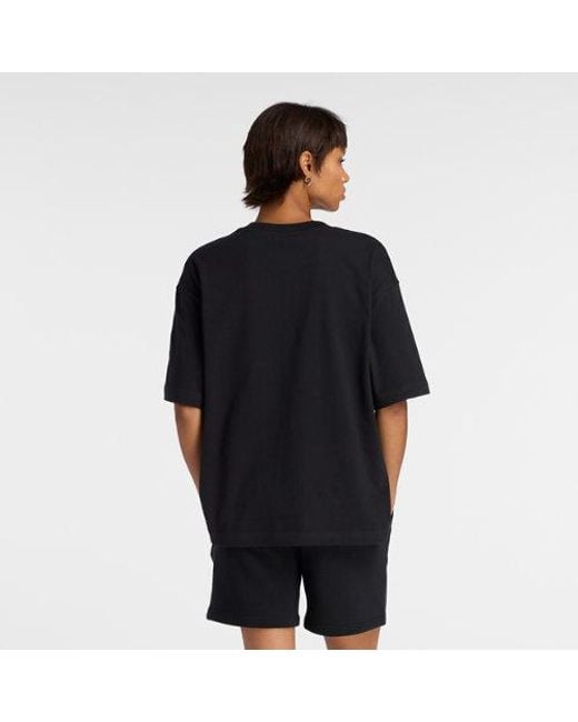 New Balance Black Sport Graphic Oversized T-Shirt