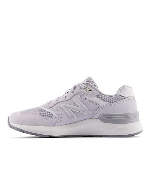 Femme Fresh Foam Walking 880 V7 En, Synthétique, Taille New Balance en coloris Gray