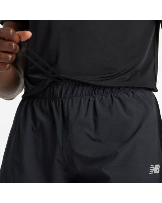 New Balance Rc Split Short 3" in het Black voor heren