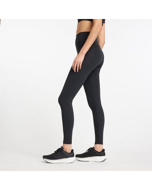 New Balance Blue Nb Harmony Pocket High Rise Legging 27"