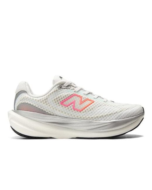 New Balance White 1080V15 Breathe Running Shoes