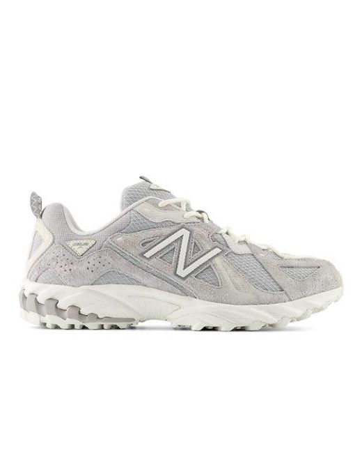 New Balance 610v1 In Grey/white/brown Suede/mesh for men
