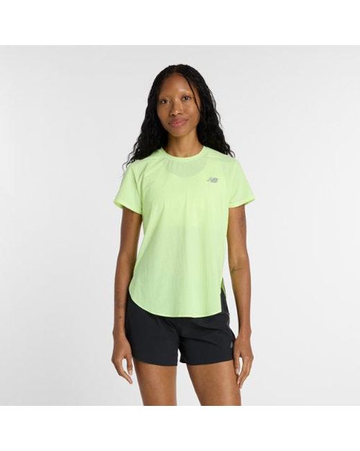 New Balance Green Race Day Ultra Light T-Shirt
