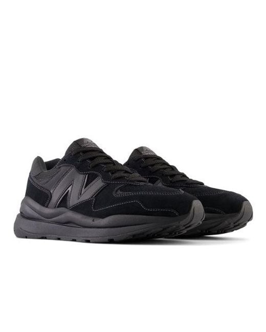 Uomo 5740, Pelle Scamosciata/Rete, Taglia di New Balance in Black da Uomo