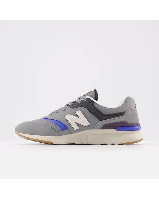 New Balance 997h In Grey/blue Suede/mesh for men