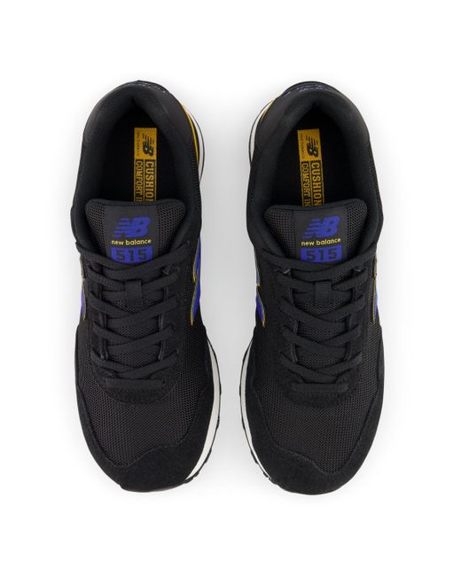 New Balance 515 In Black blue yellow Suede mesh for Men Lyst UK