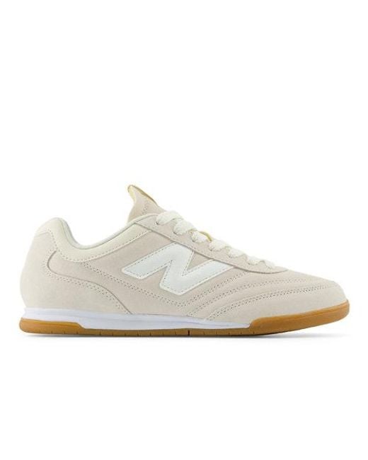 New Balance Rc42 In Beige/white Suede/mesh