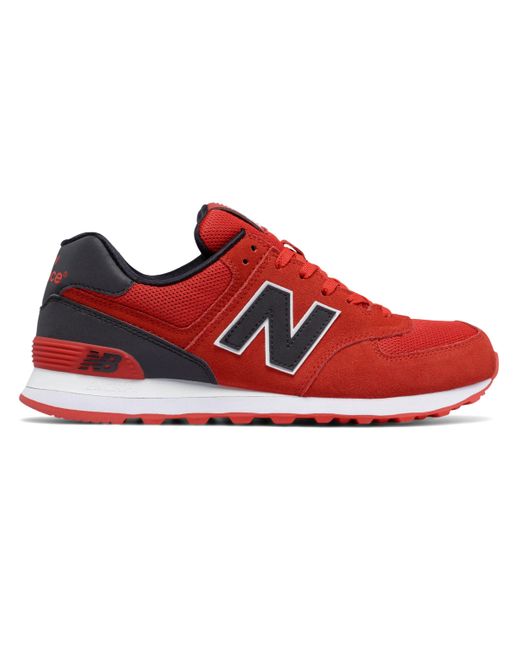 New balance 574 Reflective 574 Reflective in Red for Men | Lyst