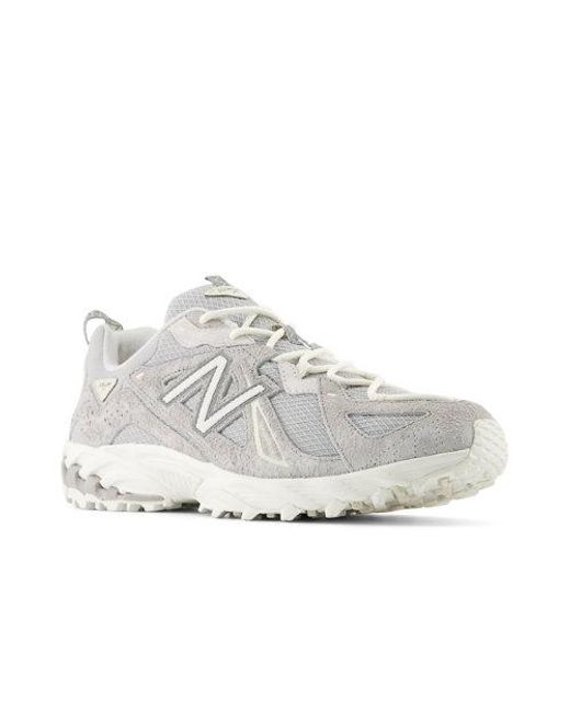 New Balance 610v1 In Grey/white/brown Suede/mesh for men