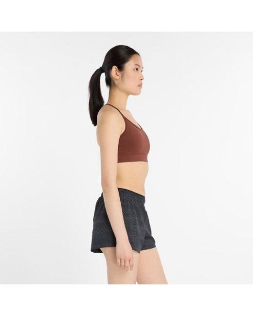 New Balance Black Nb Essential Yoga Bra