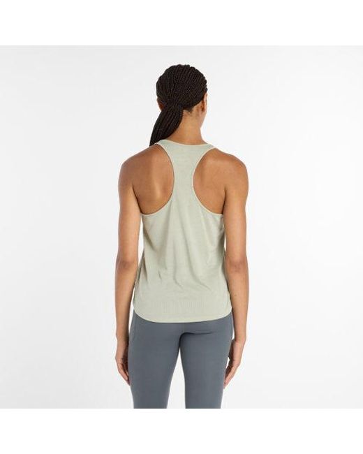 Donna Athletics Tank di New Balance in Green