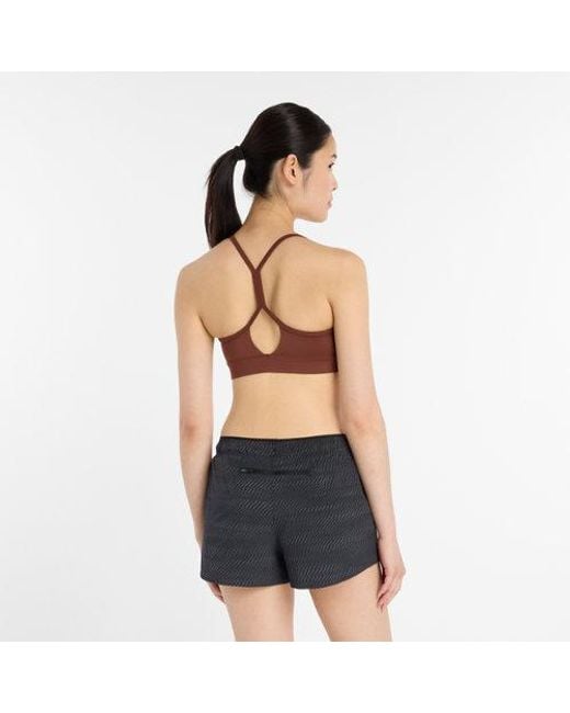 New Balance Black Nb Essential Yoga Bra