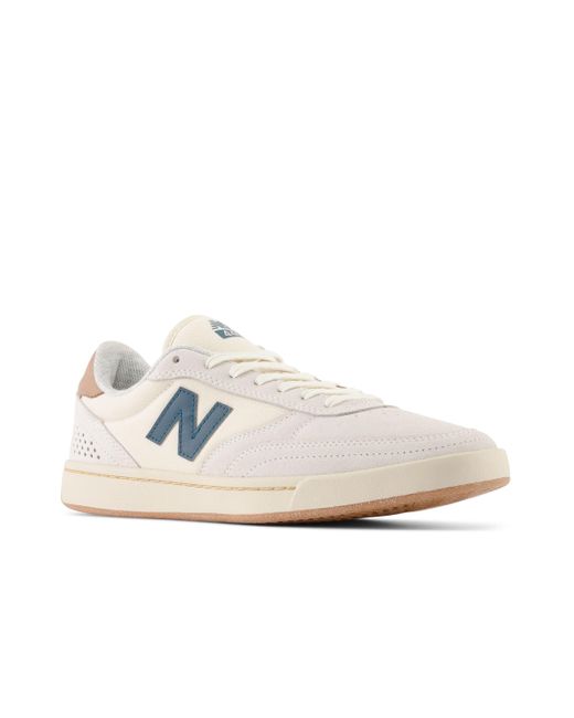 New Balance Nb Numeric 440 In White/green Suede/mesh for men