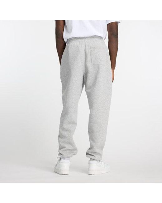 New Balance Gray Sport Essentials Fleece Jogger for men