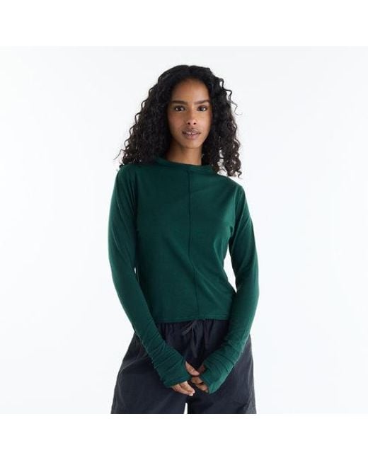 New Balance Green Athletics Crafted Long Sleeve