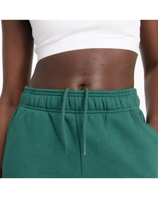 Mujer Graphic Fleece Jogger En, Cotton Fleece, Talla New Balance de color Green