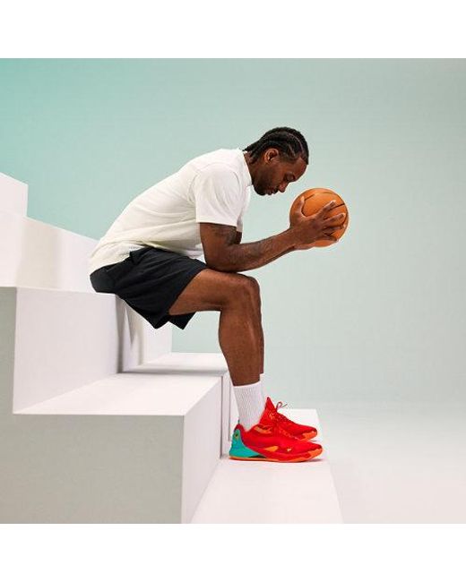 New Balance Red Kawhi Iv Basketball Shoes for men