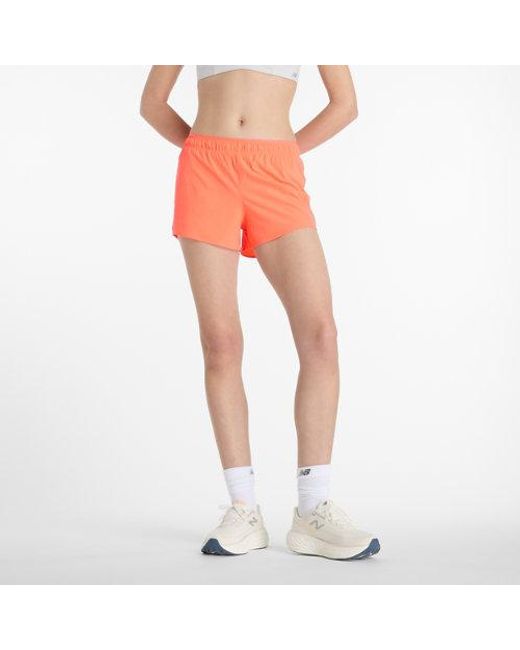 New Balance Red Rc Short 3"