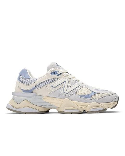 9060 En, Gamuza/Malla, Talla New Balance de color White