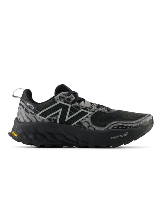 New Balance Black Foam X Hierro V8 Running Shoes for men