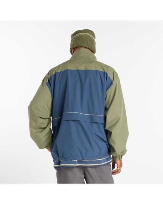 New Balance Blue Numeric Waterproof Jacket for men
