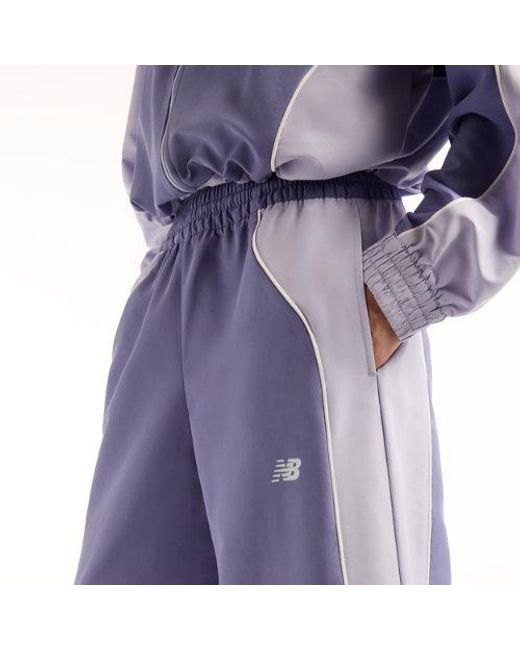 New Balance Blue Trackside Woven Pant