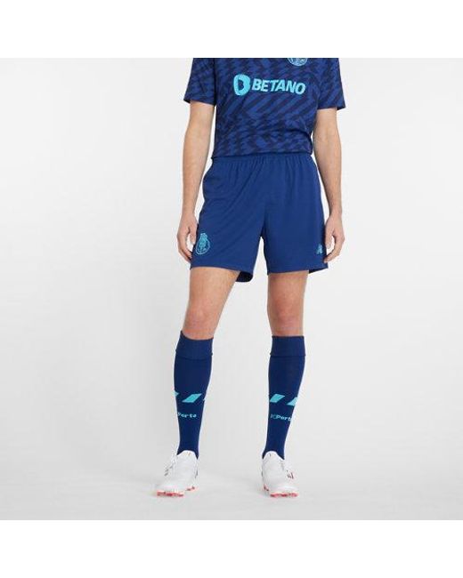 Hombre Fc Porto Third Short En, Poliéster, Talla New Balance de hombre de color Blue