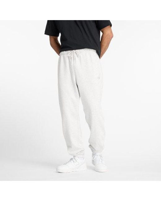 New Balance Gray Athletics French Terry Jogger for men