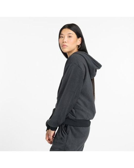 New Balance Black Polar Fleece Full Zip