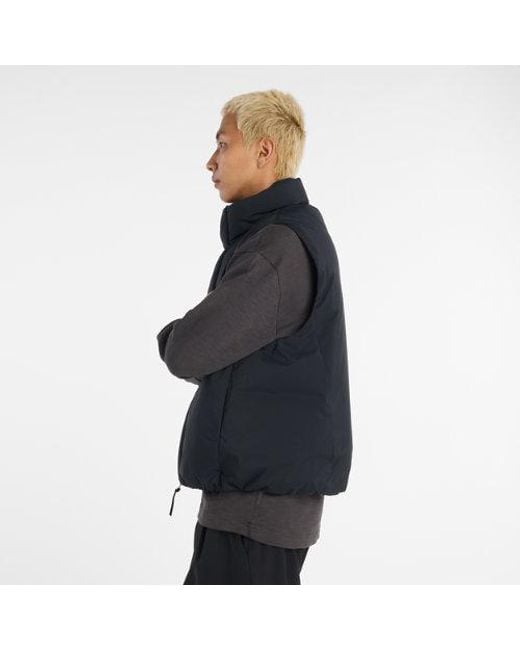 New Balance Blue Nb Down Vest for men