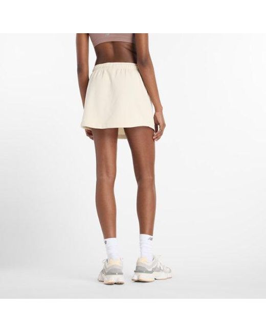 New Balance Natural Coastal Fleece Skirt