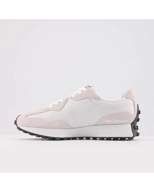 327 in bianca/nero di New Balance in White