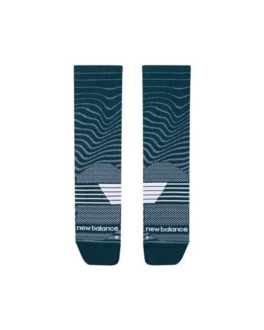 New Balance Blue Pro Run Qtr Socks 1 Pair