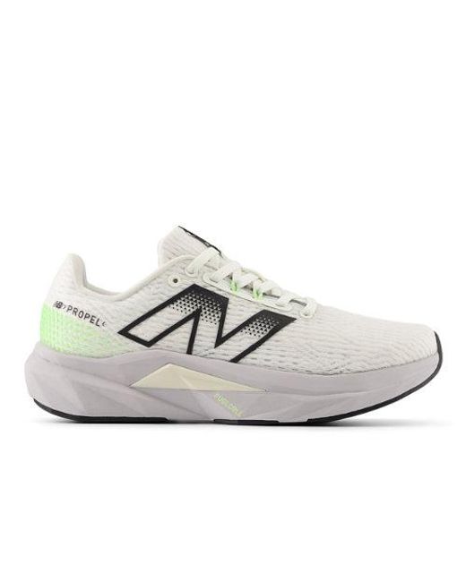 New Balance White Fuelcell Propel V5 Running Shoes