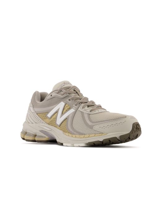 New Balance Gray 860v2 In Grey/beige/pink Synthetic for men