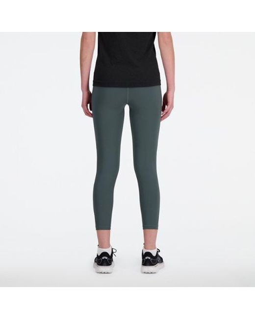 Femme Nb Sleek High Rise Legging 23&Quot; En, Poly Knit, Taille New Balance en coloris Black