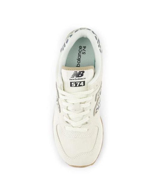 New Balance White Nb Core 574 Trainers